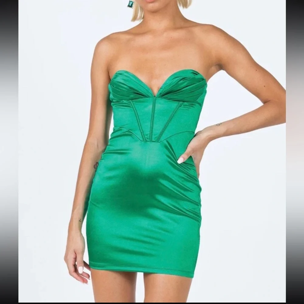 Princess Polly Rome Strapless Mini Dress - Picture 1 of 5